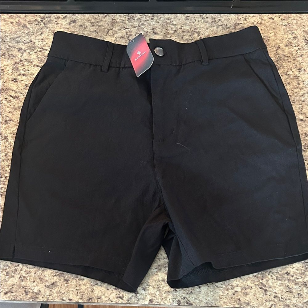 Santiny Classic Black womens Shorts size small. WS
